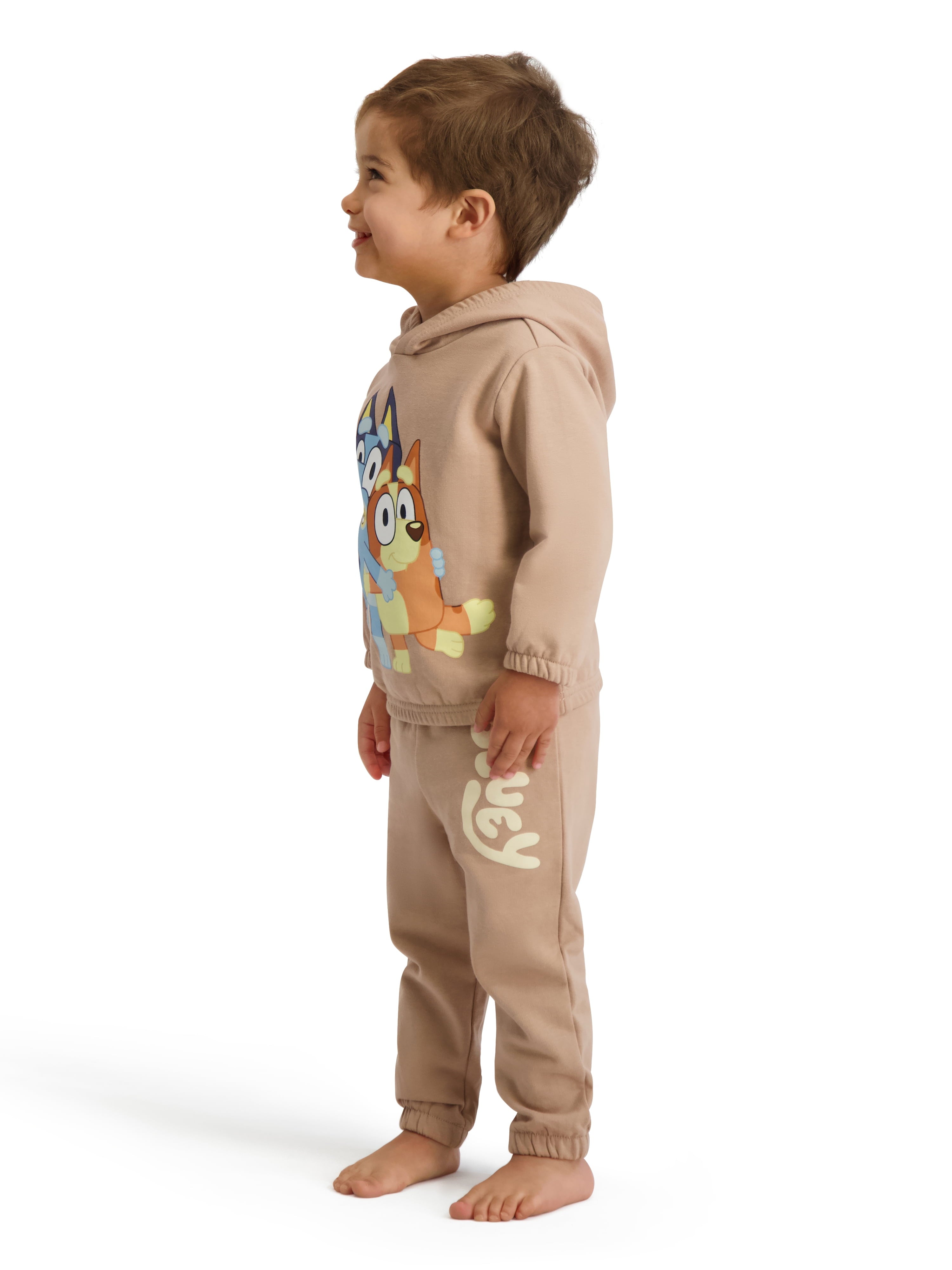 Bluey Baby Boy 2 Piece Fleece Jogger Set, Sizes 0-24 Months