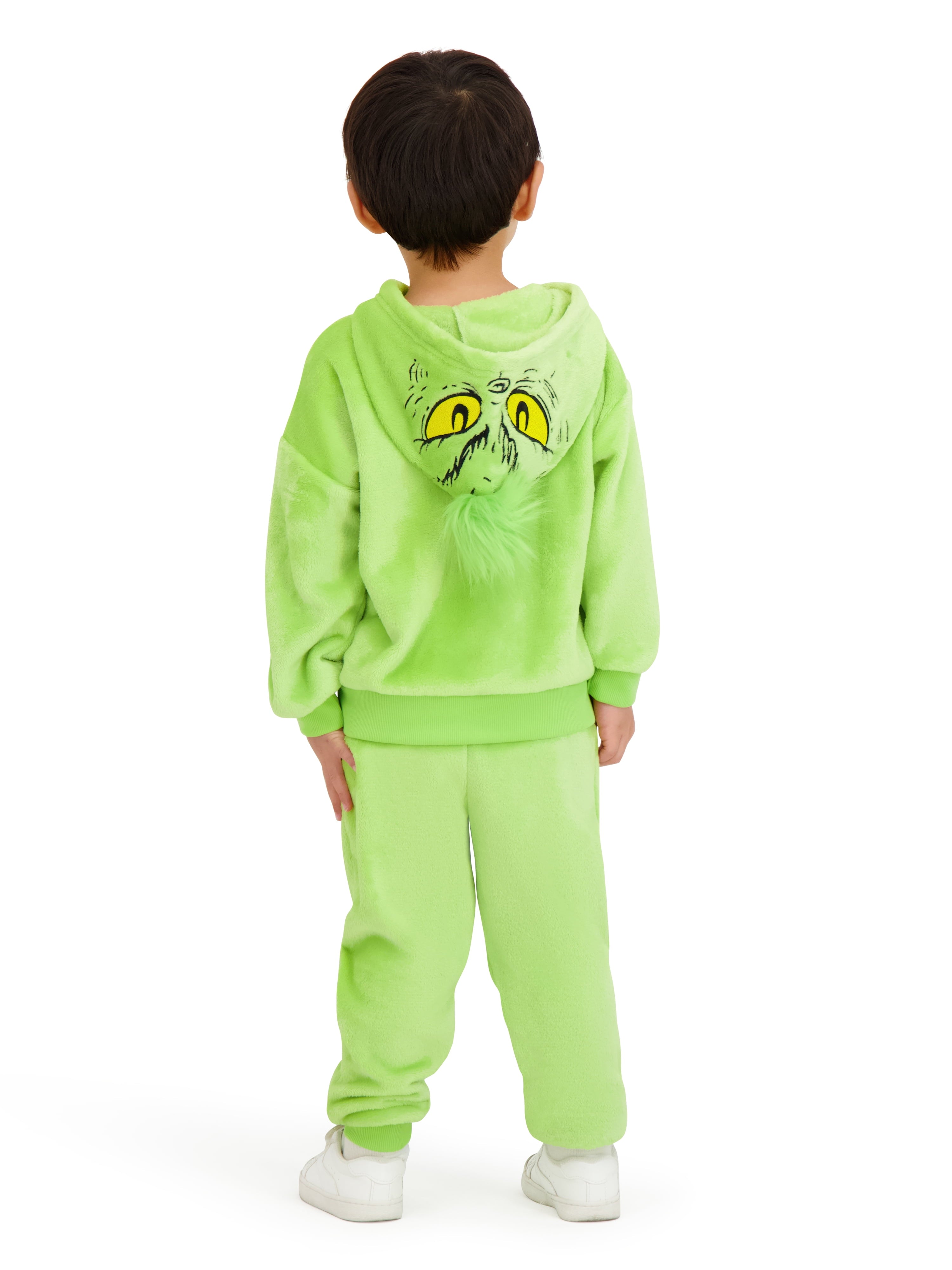 Dr. Seuss The Grinch Toddler Unisex Hoodie and Jogger Set, Sizes 12M-5T