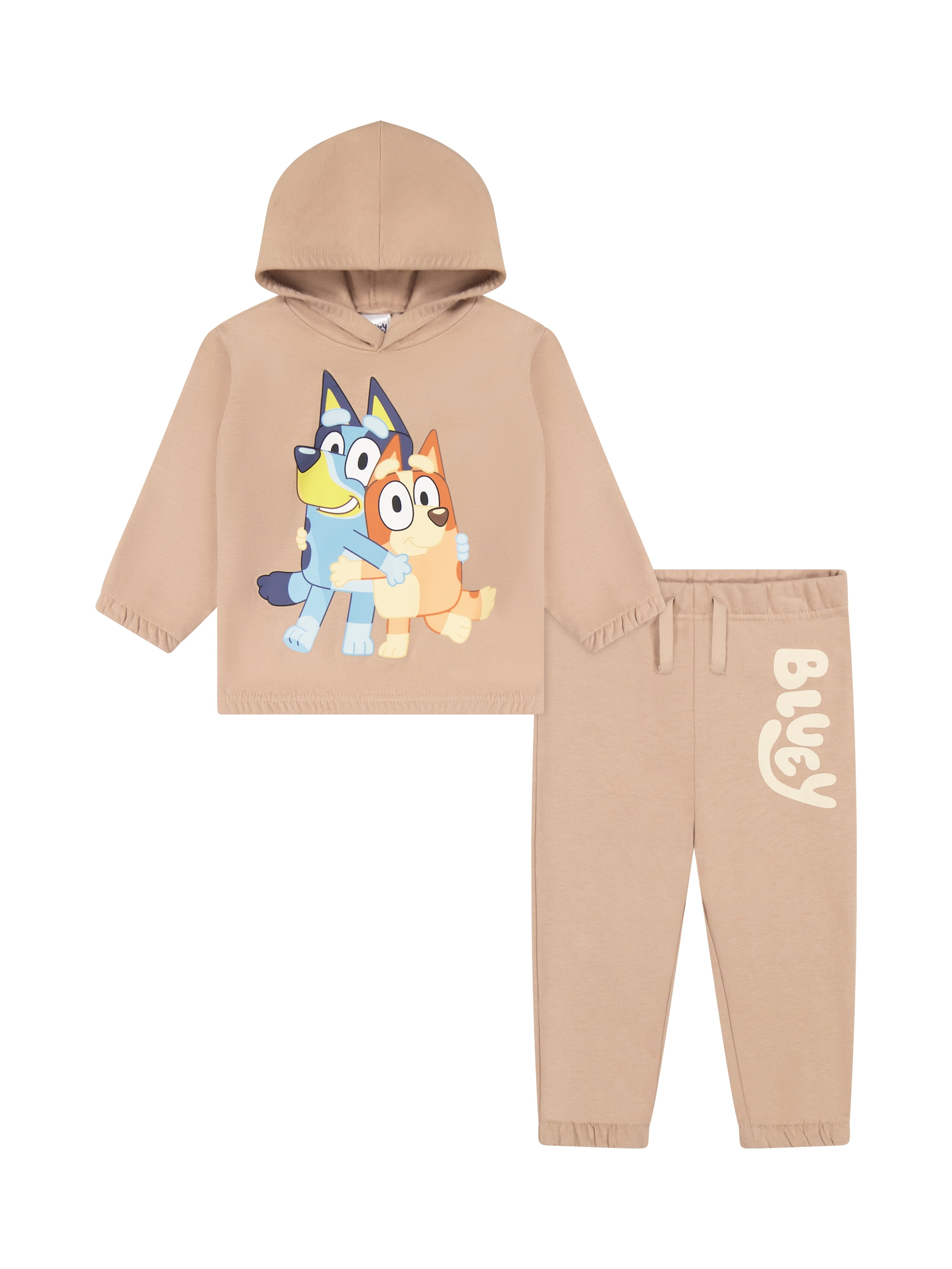Bluey Baby Boy 2 Piece Fleece Jogger Set, Sizes 0-24 Months
