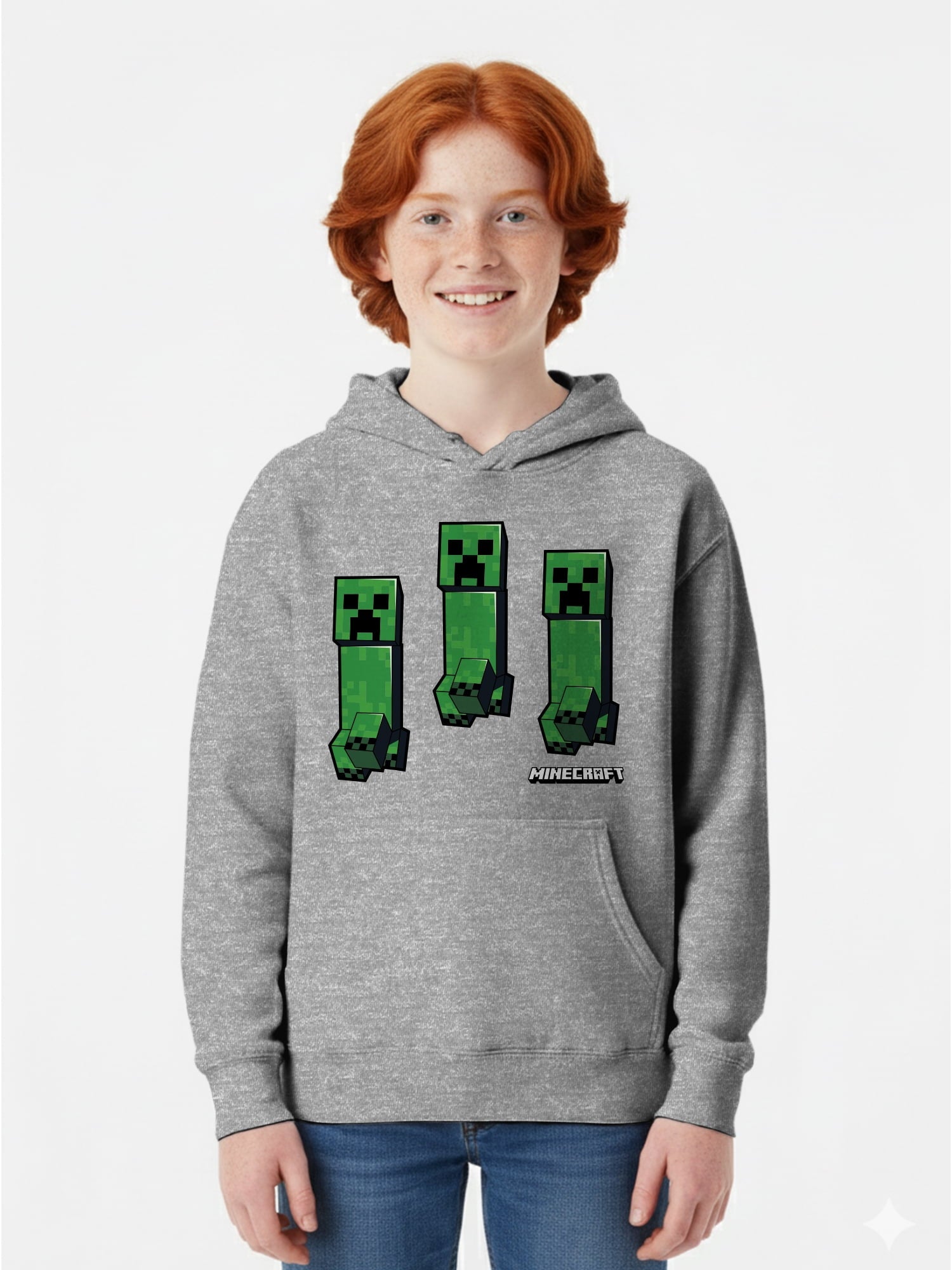 Minecraft Kids Graphic Fleece Hoodie, Having a Blast, Sizes 4-18