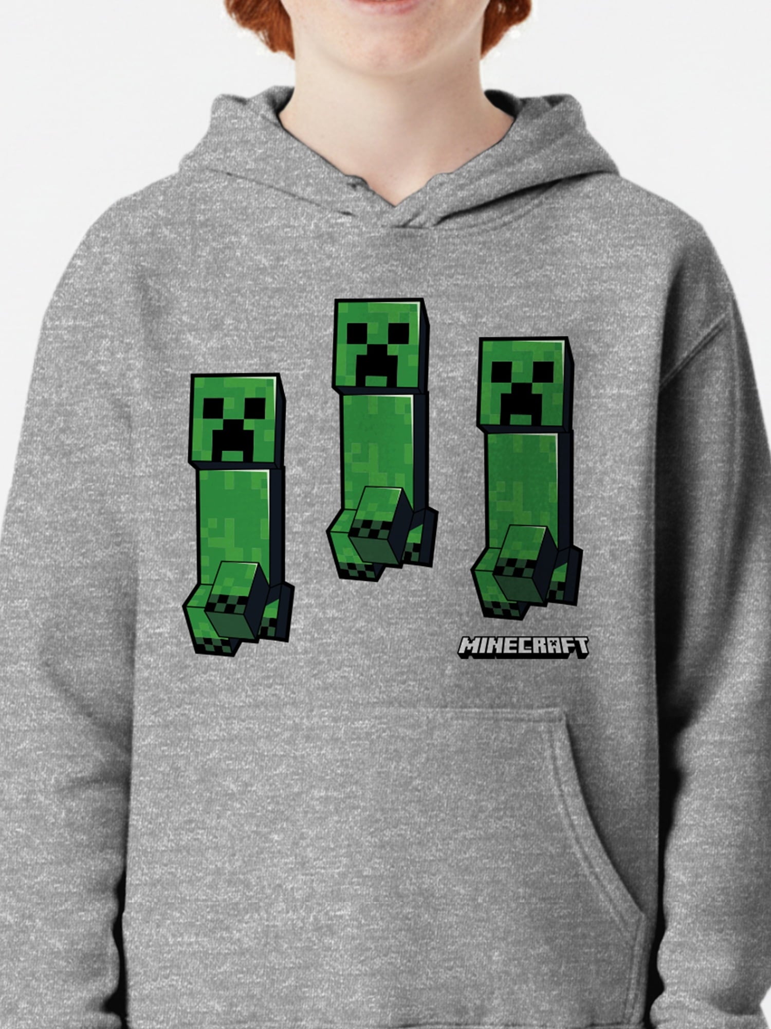 Minecraft Kids Graphic Fleece Hoodie, Having a Blast, Sizes 4-18
