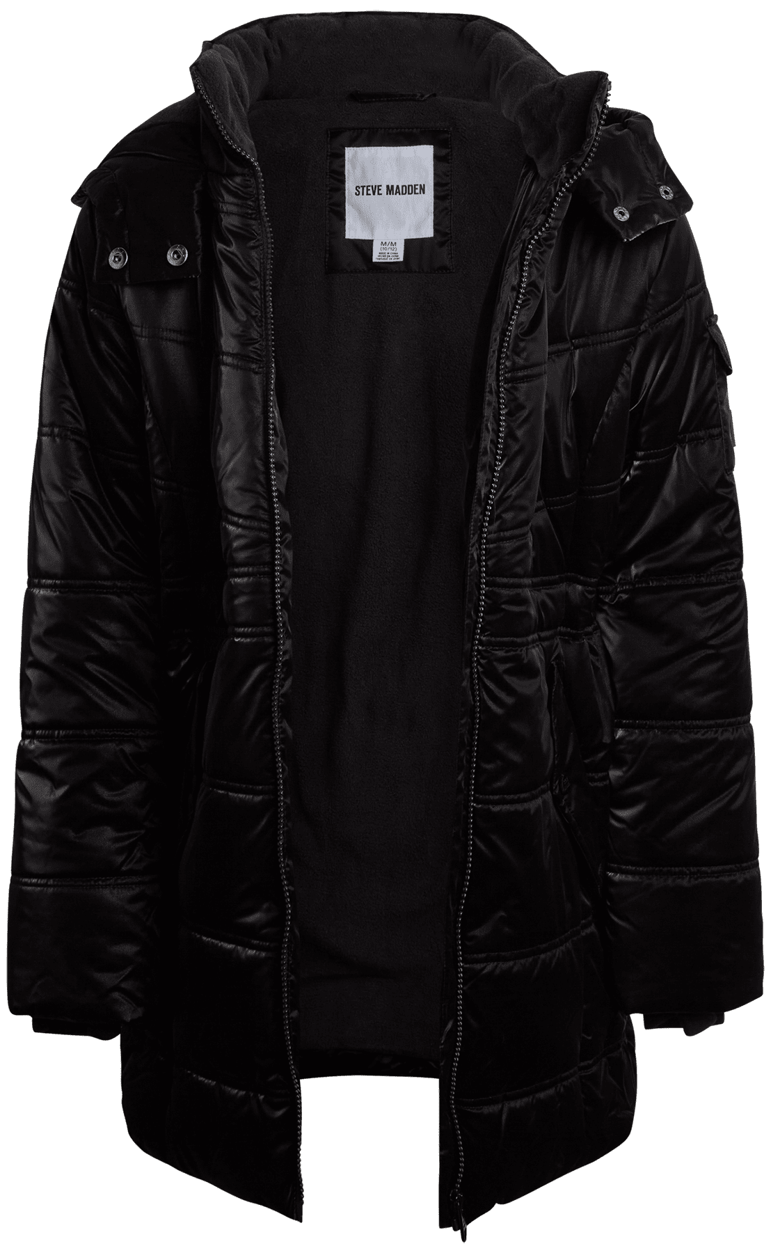 Steve Madden Girls Puffer Jacket - Insulated Long Length Parka Quilted Winter Jacket for Girls (Size: 4-16)