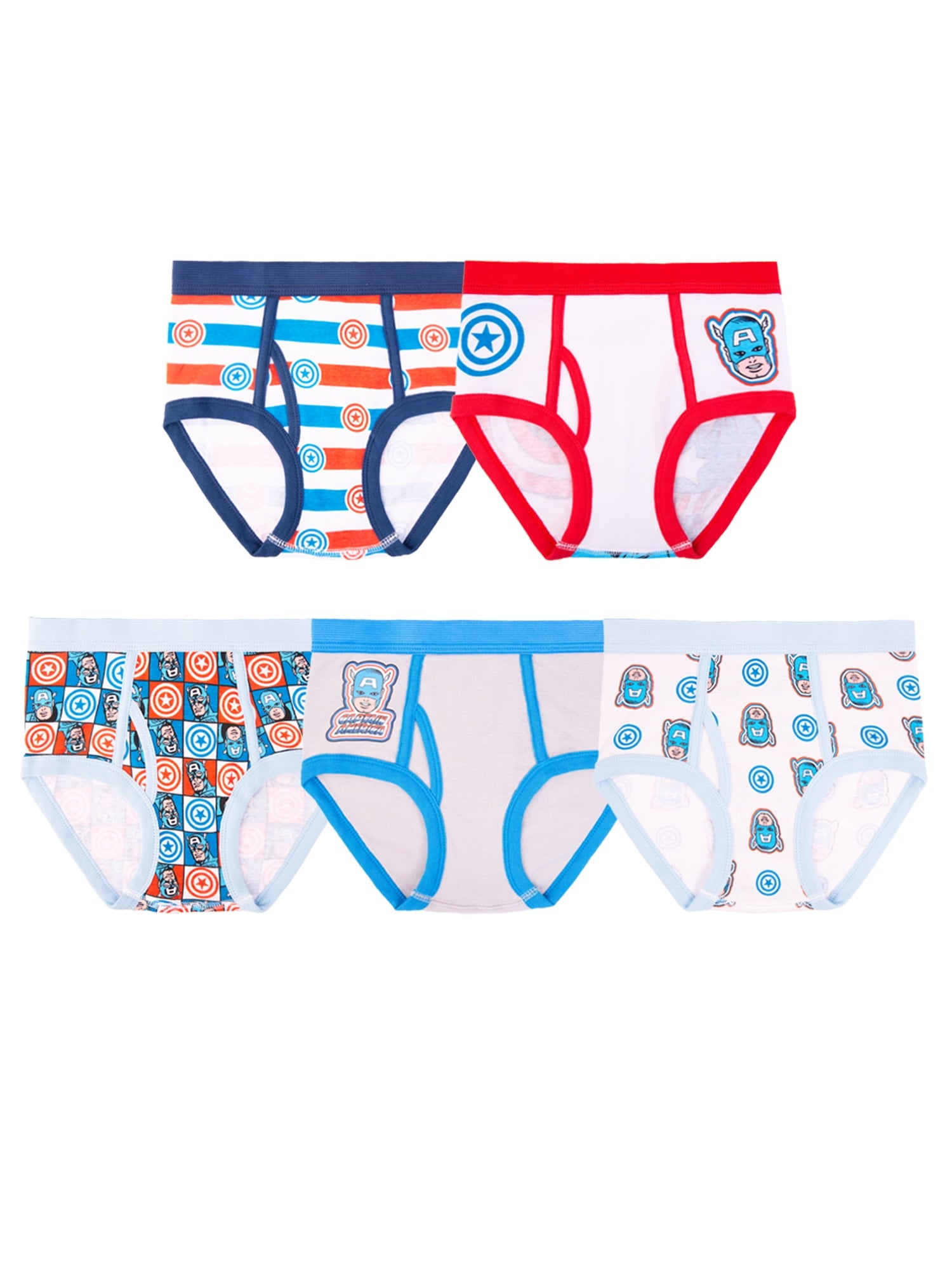 Minecraft Boys Cotton Brief Character Underwear, 5-pack, Size 4-8 Underpants