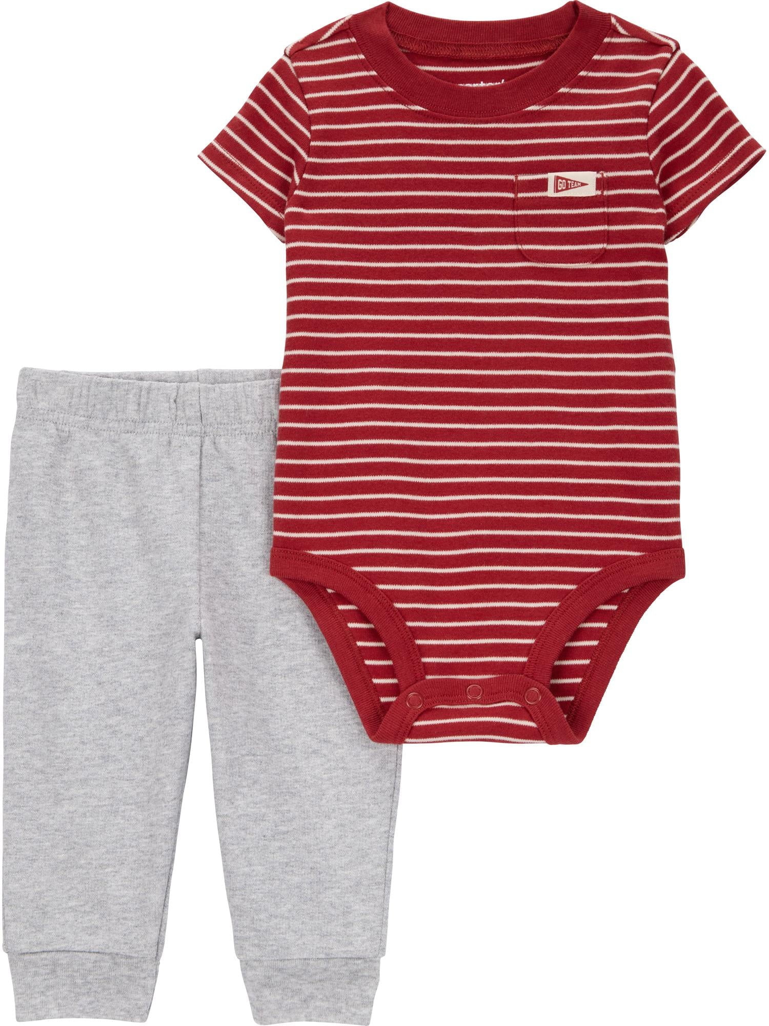 Carter's Child of Mine Baby Boy Outfit Set, 2-Piece, Sizes 0/3-24 Months