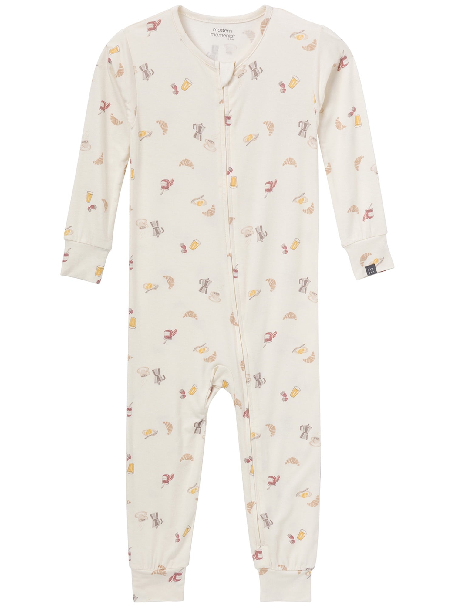 Modern Moments by Gerber Baby and Toddler Neutral Super Soft One-Piece Pajamas, Sizes 0/3 Months - 5T