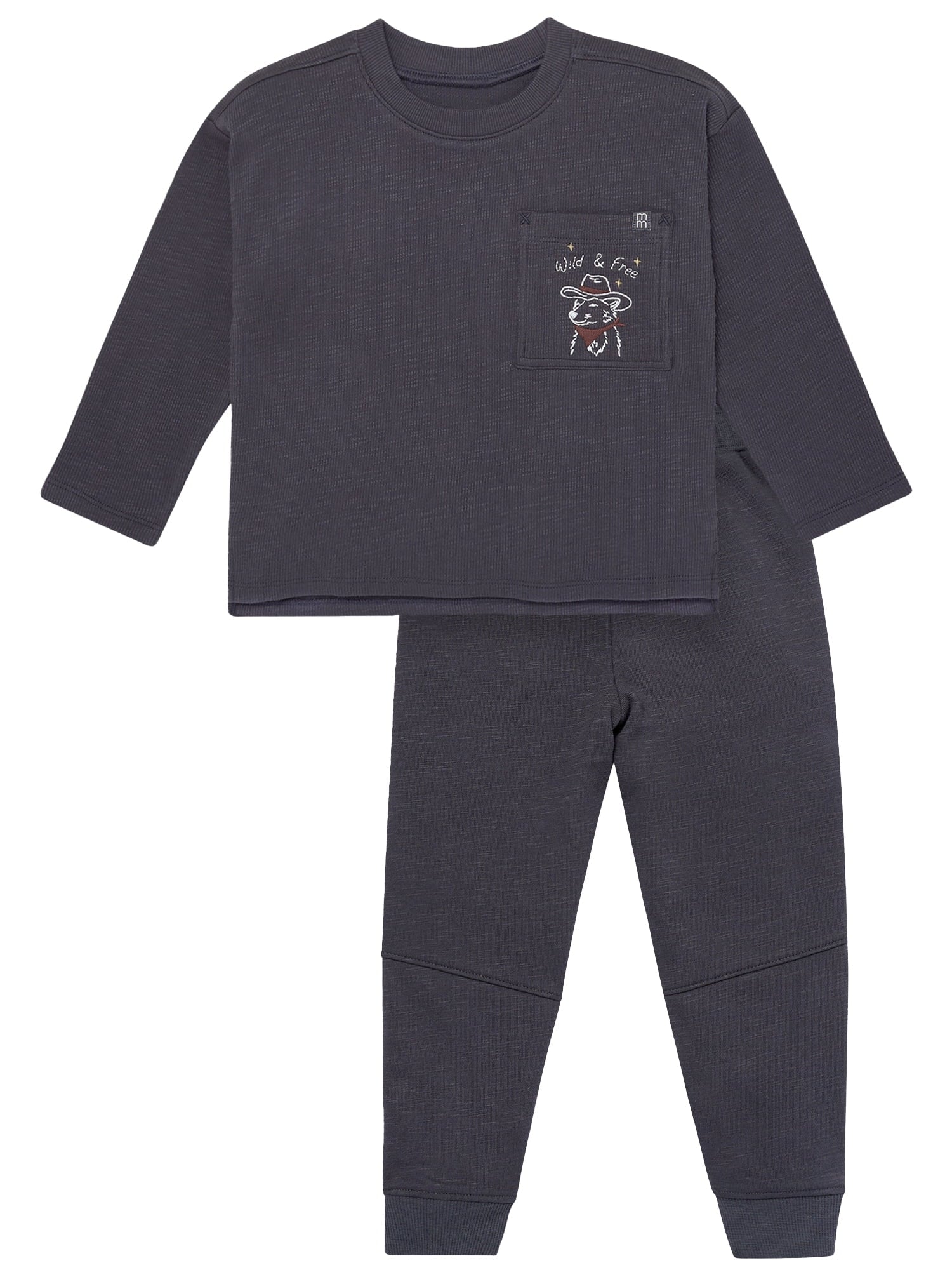 Modern Moments by Gerber Toddler Boy Graphic Tee and Pant Outfit Set, Sizes 12M-5T